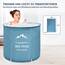 B&Y Ice Bath Tub, 262L Cold Plunge Bathtub für Erwachsene, 70cm Ø Portable Cold Tub für Sportler, Freistehende Spa Wanne für Kaltwassertherapie