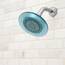 Speakman S-4000-E15 Reaction 1.5 Fixed Shower Head Der ReactionTM 1,5 GPM Duschkopf mit niedrigem Durchfluss, Blau (Dusk Blue)