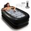 Nevife Aufblasbare Badewanne für Damen und Herren – Geräumig & tief zum Entspannen – Faltbare Spa-Wanne mit Handpumpe – Für Zuhause, Terrasse & Mietwohnungen – Dunkelgrau 160x90cm