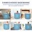 B&Y Ice Bath Tub, 262L Cold Plunge Bathtub für Erwachsene, 70cm Ø Portable Cold Tub für Sportler, Freistehende Spa Wanne für Kaltwassertherapie