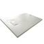 Duschwanne 70x140x2.6 Weiss in Schieferoptik 2,6 cm Höhe aus thermogeformtem Acrylharz