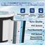 B&Y Ovales Eisbad, Faltbare Badewanne Erwachsene, Isolierte Eistonne für Innen und Außenbereich, Kältetherapie für Sportler Athleten, Ice Bath/Cold Plunge für Zuhause (Schwarz 100x65x65cm)