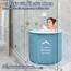 B&Y Ice Bath Tub, 262L Cold Plunge Bathtub für Erwachsene, 70cm Ø Portable Cold Tub für Sportler, Freistehende Spa Wanne für Kaltwassertherapie