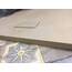 Duschwanne 80x100x2.6 Taubenbeige in Schieferoptik 2,6 cm Höhe aus thermogeformtem Acrylharz