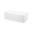 HOESCH Badewanne RIVIERA | Design Badewanne | Acryl | 170x75cm | KOMPLETTPAKET mit Wannenträger und Ablaufgarnitur | Modell BADOSAN