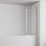 IMPTS 120x140cm Duschwand für Badewanne 3 teilig, Badewanne Glaswand Faltwand Duschtrennwand Faltbar Badewannenaufsatz Duschglaswand mit 6mm Nano Sicherheitsglas