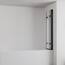 IMPTS Duschwand für Badewanne 120x140cm Schwarz, Faltwand Duschfaltwand 3 teilig Faltbar Badewannenaufsatz Duschtrennwand Badewannenwand Glas mit 6mm Nano Sicherheitsglas