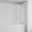 IMPTS 130x140cm Duschwand für Badewanne 3 teilig, Badewanne Glaswand Faltwand Duschtrennwand Faltbar Badewannenaufsatz Duschglaswand mit 6mm Nano Sicherheitsglas