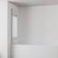 IMPTS 120x140cm Duschwand für Badewanne 3 teilig, Badewanne Glaswand Faltwand mit Streifen Milchglas, Duschtrennwand Faltbar Badewannenaufsatz Duschglaswand mit 6mm Nano Sicherheitsglas