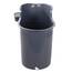 HelloBath® Mobile Badewanne XL 122x56x64 cm für Erwachsene | Tragbare Sitzbadewanne mit Abdeckhaube, Ablage, Seifenkorb & Ablaufschlauch | Badewanne für Dusche & Outdoor | Dunkelgrau