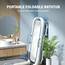 Warmiehomy Tragbare Faltbare Badewanne Erwachsene, 138x62x52cm GroßE Klappbare Badewanne, Dicke Freistehende Badewannen, Massage-Schweiß-Dampfbadewanne mit Deckel, Blau