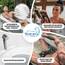 Balneo Vital® Faltbare mobile Badewanne XL mit Badewannenablage & Massagerollen für Erwachsene & Kinder | freistehend für Badezimmer | Ihre tragbare klappbare Bathtub für Dusche & Outdoor