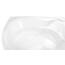 Calmwaters® Eckbadewanne Komplettset 150x150 cm Curved Wellness, Made in EU, 4in1 Acryl-Wanne mit Schürze, Wannenfüßen & Ablaufgarnitur, Duowanne mit integriertem Sitz, Eckwanne 150 x 150, Weiß
