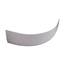 Calmwaters® Eckbadewanne Komplettset 150x150 cm Curved Wellness, Made in EU, 4in1 Acryl-Wanne mit Schürze, Wannenfüßen & Ablaufgarnitur, Duowanne mit integriertem Sitz, Eckwanne 150 x 150, Weiß