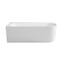 Calmwaters® Vorwand-Badewanne 180x80 cm Komplettset Seamless Comfort, fugenloses Design, vormontiert mit Schürze & Ablaufgarnitur, rechte Ausführung, Made in EU, Acryl, 02SL6222