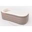 Tubble® Royale Badewanne Aufblasbar Ambiant Taupe 255 Liter - Faltbare Badewanne für Erwachsene bis 188 cm, Aufbau in 1min, Für Indoor und Outdoor, Home Spa & Eisbad