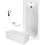 Calmwaters® Badewanne Komplettset 180x80 cm mit Wannenträger & Ablaufgarnitur, Set Acryl-Badewanne rechteckig, Original Rechteckbadewanne 180 x 80 cm, Weiß
