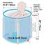 Tragbare Badewanne, 78,7 cm freistehende Badewanne Home Spa, Einweichen Badewanne für Erwachsene, Eiswanne verdickter Thermoschaum, um die Temperatur zu halten (Badewanne einweichen)