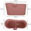 HelloBath® Mobile Badewanne XL 122x56x64 cm für Erwachsene | Tragbare Sitzbadewanne mit Abdeckhaube, Ablage, Seifenkorb & Ablaufschlauch | Badewanne für Dusche & Outdoor | Terrakotta