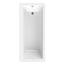 Calmwaters® Rechteck Badewanne Komplettset 170x75 cm mit Wannenträger & Ablaufgarnitur, Körperformwanne, Set Acryl-Badewanne komplett, Rechteckbadewanne Modern Square 170 x 75 cm, Weiß