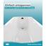 Calmwaters® Badewanne Komplettset 180x80 cm mit Wannenträger & Ablaufgarnitur, Set Acryl-Badewanne rechteckig, Original Rechteckbadewanne 180 x 80 cm, Weiß