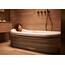 Tubble® Royale Badewanne Aufblasbar Ambiant Taupe 255 Liter - Faltbare Badewanne für Erwachsene bis 188 cm, Aufbau in 1min, Für Indoor und Outdoor, Home Spa & Eisbad