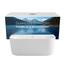 Calmwaters Vorwand-Badewanne 160x75 cm Komplettset Seamless Comfort, fugenloses Design, vormontiert mit Schürze & Ablaufgarnitur, Acryl, Made in EU, 02SL6221