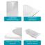 Calmwaters® Badewanne mit Dusche Komplettset 180x80 cm mit Wannenträger & Ablaufgarnitur, Acrylwanne Modern Small 2, Duschzone, Set Badewanne komplett 180 x 80, Duschbadewanne für 2 Weiß, 99000167