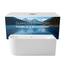 Calmwaters® Vorwand-Badewanne 160x75 cm Komplettset Seamless Comfort, fugenloses Design, vormontiert mit Schürze & Ablaufgarnitur, linke Ausführung, Made in EU, Acryl, 02SL6225
