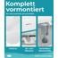 Calmwaters Vorwand-Badewanne 180x80 cm Komplettset Seamless Comfort, fugenloses Design, vormontiert mit Schürze & Ablaufgarnitur, Made in EU, Acryl, 02SL6220