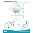 Calmwaters® Eckbadewanne Komplettset 150x150 cm Curved Wellness, Made in EU, 4in1 Acryl-Wanne mit Schürze, Wannenfüßen & Ablaufgarnitur, Duowanne mit integriertem Sitz, Eckwanne 150 x 150, Weiß