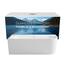 Calmwaters® Vorwand-Badewanne 180x80 cm Komplettset Seamless Comfort, fugenloses Design, vormontiert mit Schürze & Ablaufgarnitur, rechte Ausführung, Made in EU, Acryl, 02SL6222