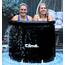 CLIM8 Eisbad Outdoor XL: 400 l kaltes Tauchbecken mit Deckel, tragbare Kaltwassertherapiewanne für Sportler, Wim Hof und Kryotherapie, 90 cm Durchmesser