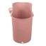 HelloBath® Mobile Badewanne XL 122x56x64 cm für Erwachsene | Tragbare Sitzbadewanne mit Abdeckhaube, Ablage, Seifenkorb & Ablaufschlauch | Badewanne für Dusche & Outdoor | Terrakotta