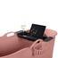 HelloBath® Mobile Badewanne XL 122x56x64 cm für Erwachsene | Tragbare Sitzbadewanne mit Abdeckhaube, Ablage, Seifenkorb & Ablaufschlauch | Badewanne für Dusche & Outdoor | Terrakotta