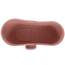 HelloBath® Mobile Badewanne XL 122x56x64 cm für Erwachsene | Tragbare Sitzbadewanne mit Abdeckhaube, Ablage, Seifenkorb & Ablaufschlauch | Badewanne für Dusche & Outdoor | Terrakotta