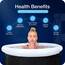 Polar Regenerationsbadewanne mit Thermometer / Eisbad 370L Tragbares Eisbad für Kaltwassertherapie Training / Eiswanne für Athleten - Erwachsene Spa für Eisbäder u