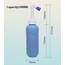 Tragbarer Bidet-Sprayer, Reise-Bidet-Flasche für persönliche Hygiene, Handgerät, Bidet-Spray ohne Druckluft, Flasche mit Wischer, 500 ml