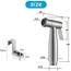 Bidet Handbrause，Sprühgerät Toilettensprühgerät/handgehaltenes Edelstahlsprühgerät mit Haken, für persönliche Hygiene und Bettpfannen-WC-Sprühgerät