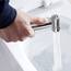 Bidet Handbrause，Sprühgerät Toilettensprühgerät/handgehaltenes Edelstahlsprühgerät mit Haken, für persönliche Hygiene und Bettpfannen-WC-Sprühgerät