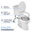 LUXE Bidet Neo 120 white BidetNeo120sww Bidet, Weiß, 17 x 10 x 3 inches