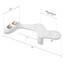 LUXE Bidet NEO 120 - Selbstreinigende Düse, Frischwasser Nicht Elektrischer Bidet-Aufsatz für Toilettensitz, Einstellbarer Wasserdruck, Heckwaschanlage (Gold)