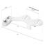 LUXE Bidet Neo 120 white BidetNeo120sww Bidet, Weiß, 17 x 10 x 3 inches