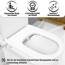 dumald WC mit Bidet Funktion - Bidet Aufsatz Für Toilette Taharet Muslugu - Japanische Toilette - Toilette mit Bidet Funktion - WC mit Duschfunktion Bidet Toilet Seat