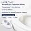 LUXE Bidet Neo 120 white BidetNeo120sww Bidet, Weiß, 17 x 10 x 3 inches