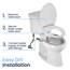 LUXE Bidet NEO 120 - Selbstreinigende Düse, Frischwasser Nicht Elektrischer Bidet-Aufsatz für Toilettensitz, Einstellbarer Wasserdruck, Heckwaschanlage (Gold)