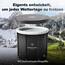 Eisbadewanne - Eisbadewanne für Sportler - Einfach zu bedienende tragbare Badewanne - Langlebig & auslaufsicher Kaltwasserwanne - Kaltwasserwanne Outdoor - Ergonomisches Design - 80 x 75 cm - 350 L