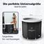 Eisbadewanne - Eisbadewanne für Sportler - Einfach zu bedienende tragbare Badewanne - Langlebig & auslaufsicher Kaltwasserwanne - Kaltwasserwanne Outdoor - Ergonomisches Design - 80 x 75 cm - 350 L