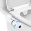 Bidet-Aufsatz für Toilette, Bidet-Aufsatz mit Doppeldüsen, nicht elektrisches Bidet mit hinterer & femininer Waschung, Bidet für Toilette