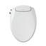 Brondell Swash Ecoseat Bidet-WC-Sitz, nicht elektrisch, passt auf längliche Toiletten, Weiß, Doppeldüsen-System, Umgebungswassertemperatur, einfache Installation